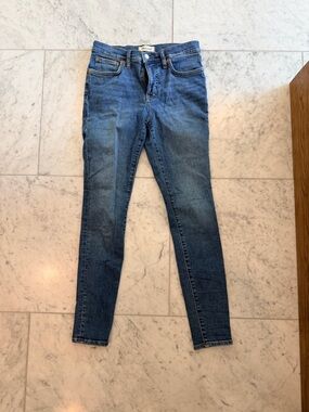 Madewell Women's Skinny Jeans - Medium Blue Wash 28 Tall